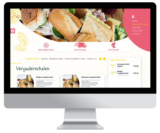 Engelen food bestelpagina particulier